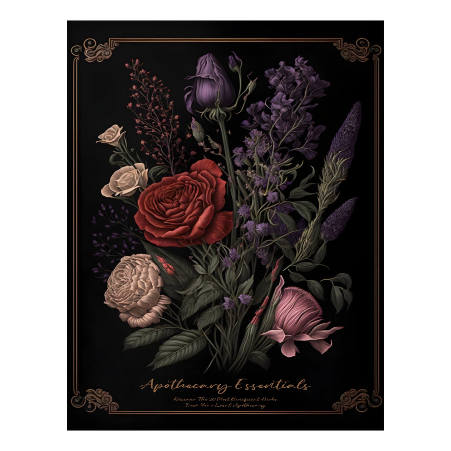 Apothecary Essentials: Discover The 20 Most Beneficial Herbs From Your Local Apothecary Coffee Table Book