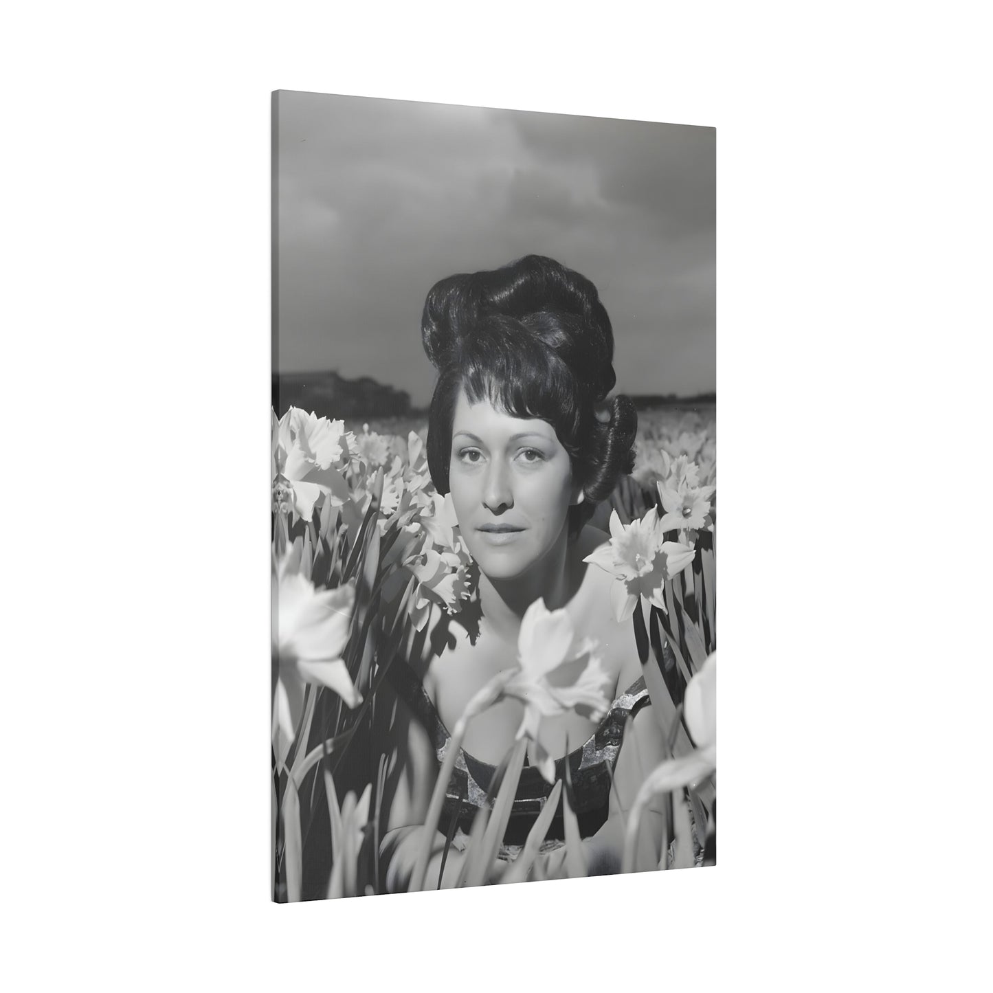 Daffodil Queen Three Canvas Print - Apothecary Art for Home or Office - Apothecary Decor