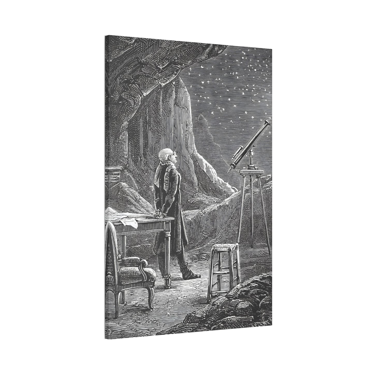 Off On A Comet Canvas Print - Apothecary Art for Home or Office - Apothecary Decor