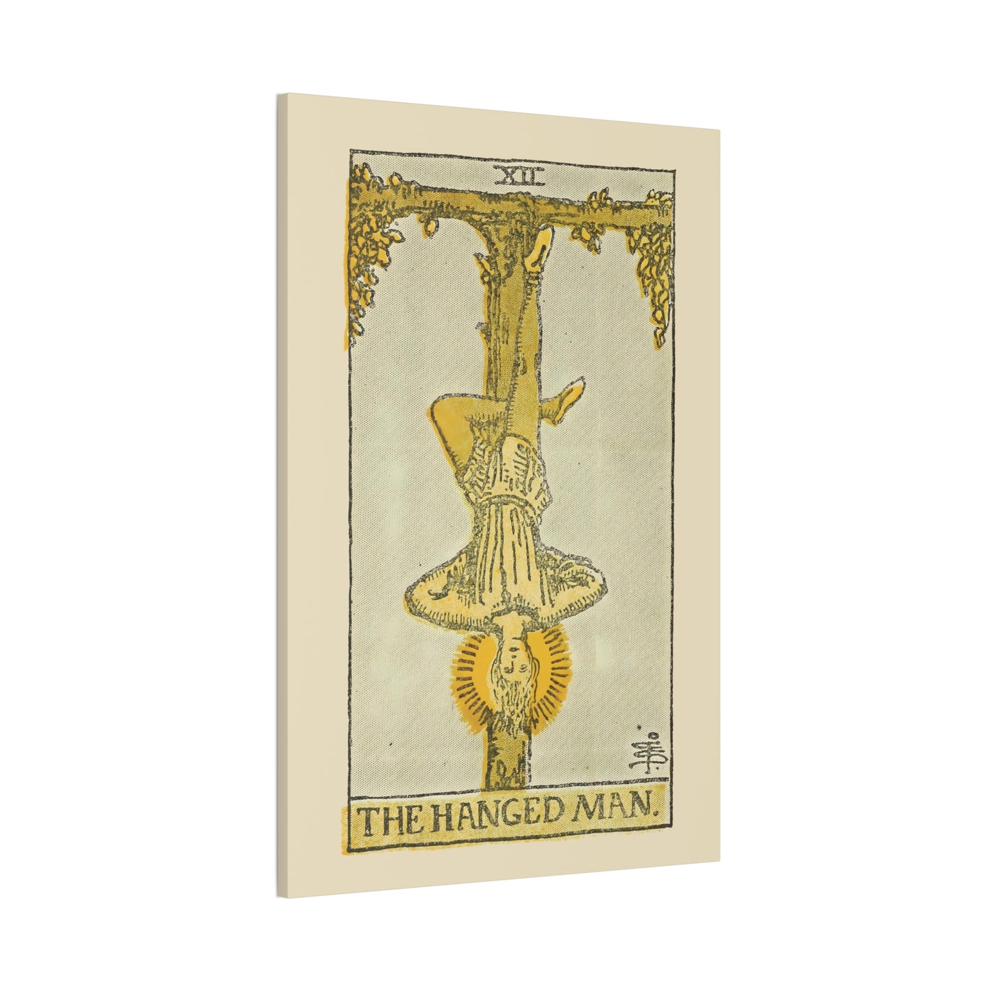 The Hanged Man Number 12 Canvas Print - Tarot Card Art for Home or Office - Apothecary Decor