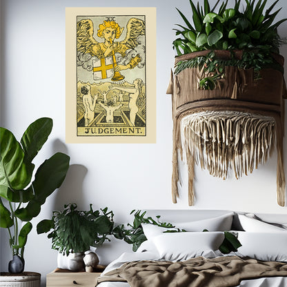 Judgement Number 20 Canvas Print - Tarot Card Art for Home or Office - Apothecary Decor