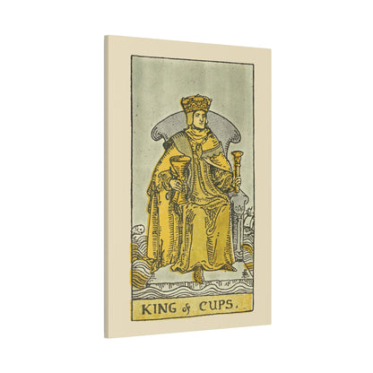 King Of Cups Canvas Print - Tarot Card Art for Home or Office - Apothecary Decor