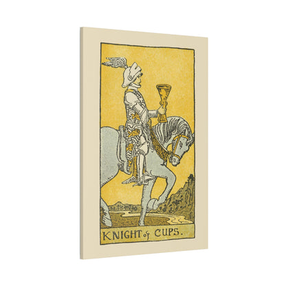 Knight Of Cups Canvas Print - Tarot Card Art for Home or Office - Apothecary Decor