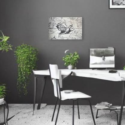 Capricorn Astrology Canvas Print - Apothecary Art for Home or Office - Apothecary Decor