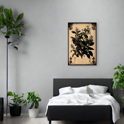 Light Licorice Root Canvas Print - Herbal Art for Home or Office - Apothecary Decor