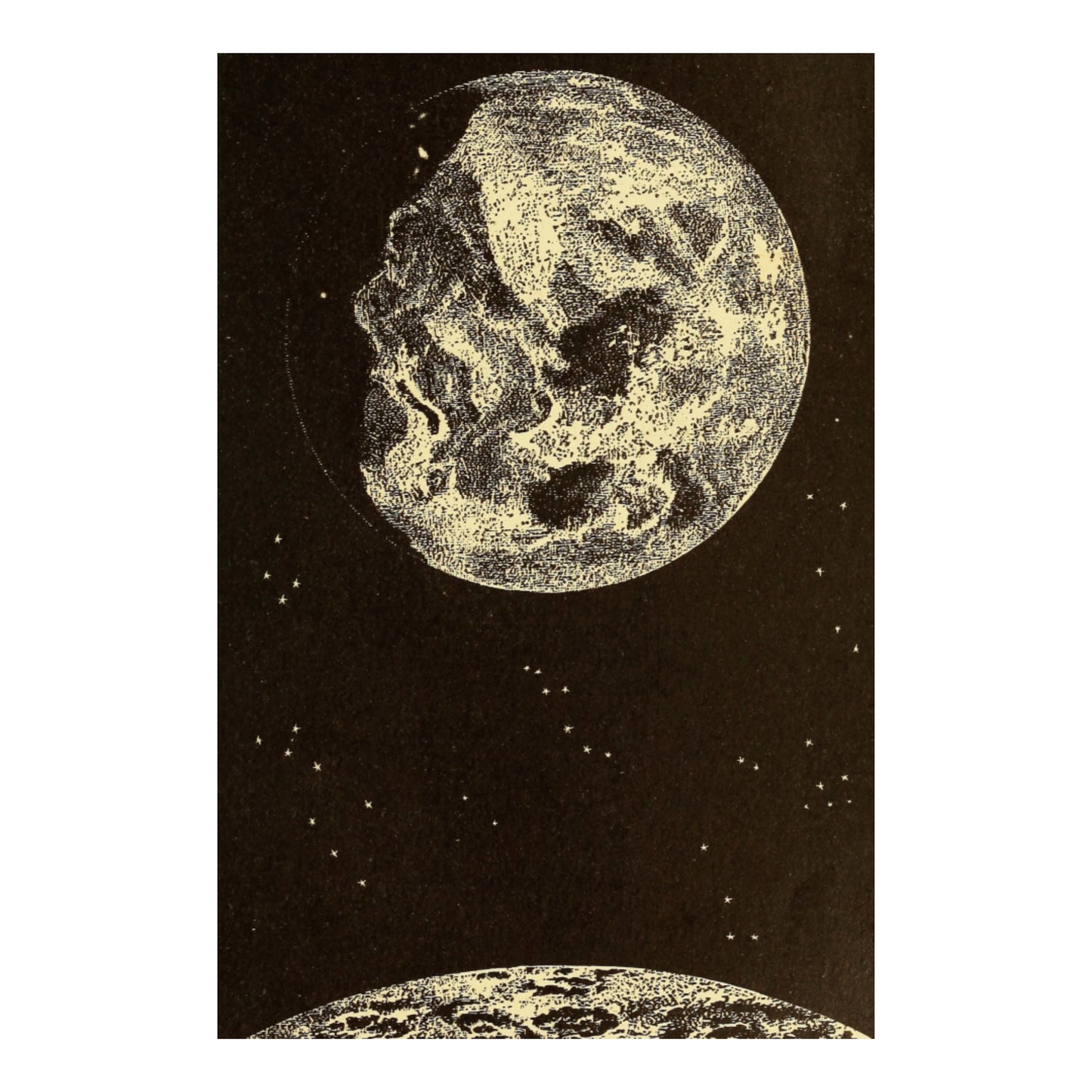 Moon Story Canvas Print - Apothecary Art for Home or Office - Apothecary Decor