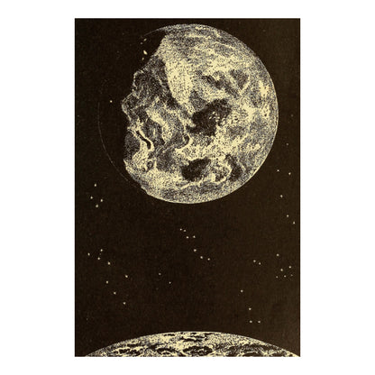 Moon Story Canvas Print - Apothecary Art for Home or Office - Apothecary Decor