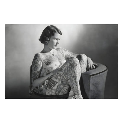 Tattooed Venus Canvas Print - Apothecary Art for Home or Office - Apothecary Decor